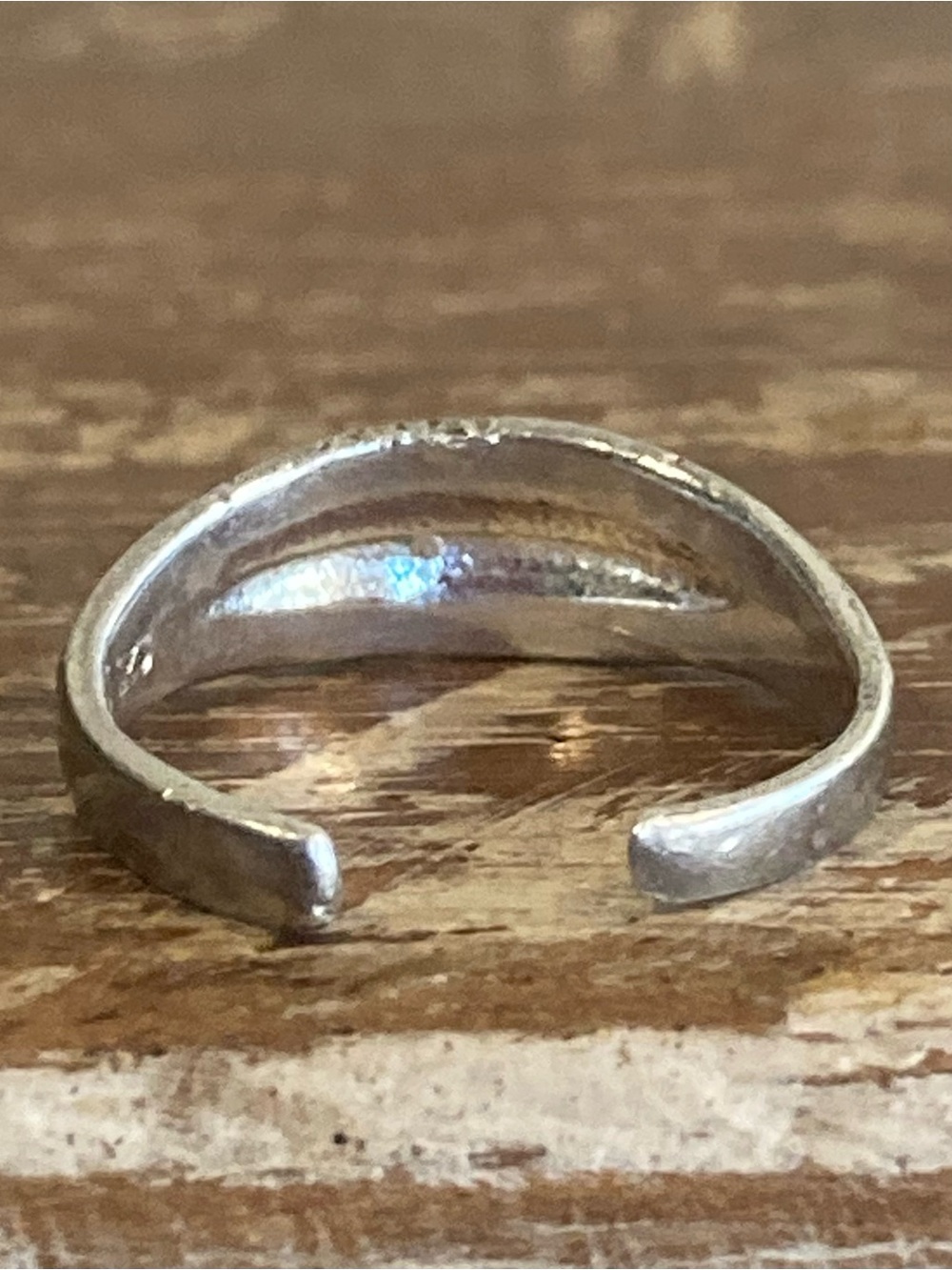 925 Silver Toe Ring Minimalist Sterling Open Band - Picture 6 of 14